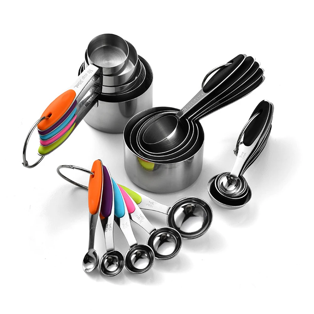 Kitchen Gadgets China - 5/10Pcs Stainless Steel Measuring Cups And