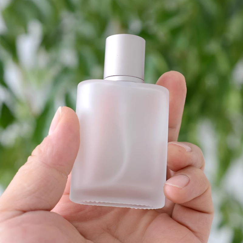 Oil Mister Spray Bottle - 30/50ml Screw Top Sandblasted Glass Perfume