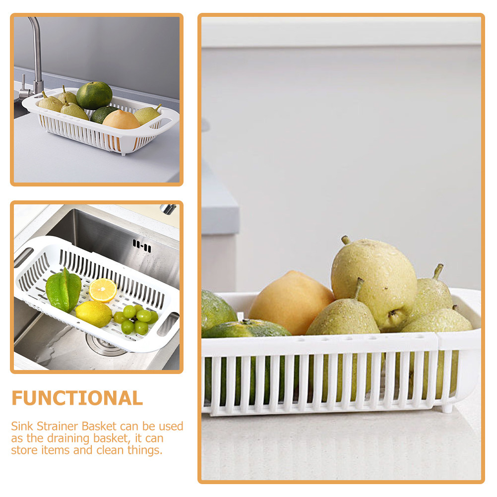 Kitchen Gadgets Essential - 2Pcs Sink Strainer Basket Expandable Over