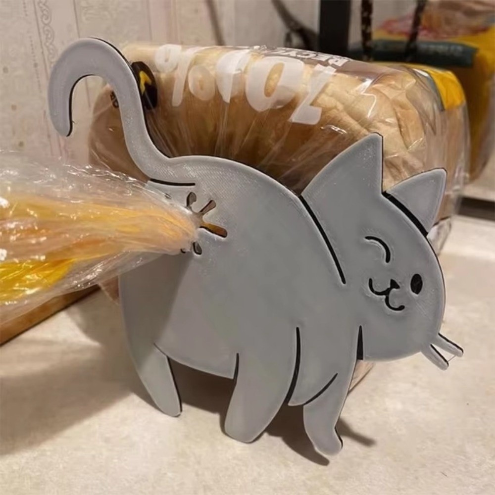 Kitchen Gadgets To 3D Print - Cute 3D Printed Bread Bag Clip
