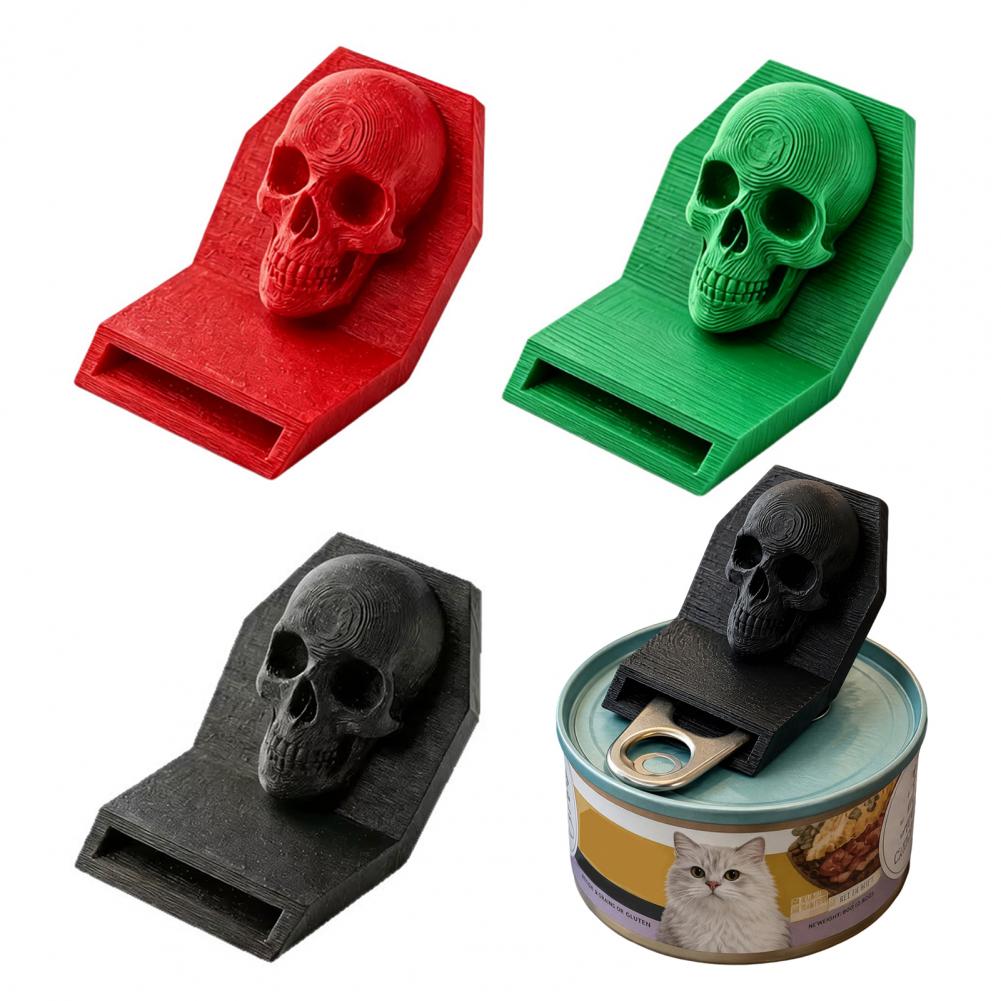 Kitchen Gadgets To 3D Print - Manual Opener Gothic Skull Opener 3d
