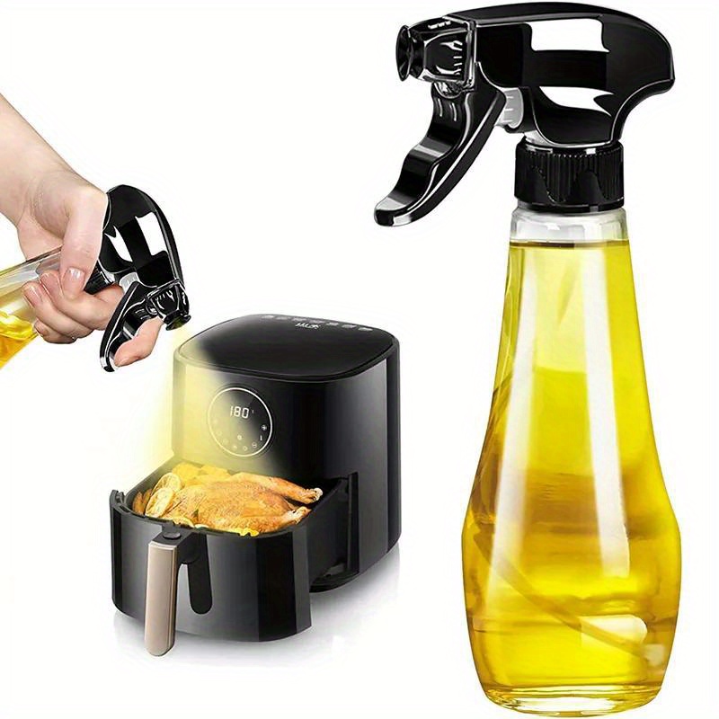 Oil Mister Spray Bottle - 1pc New Oil Sprayer 200ML Glass