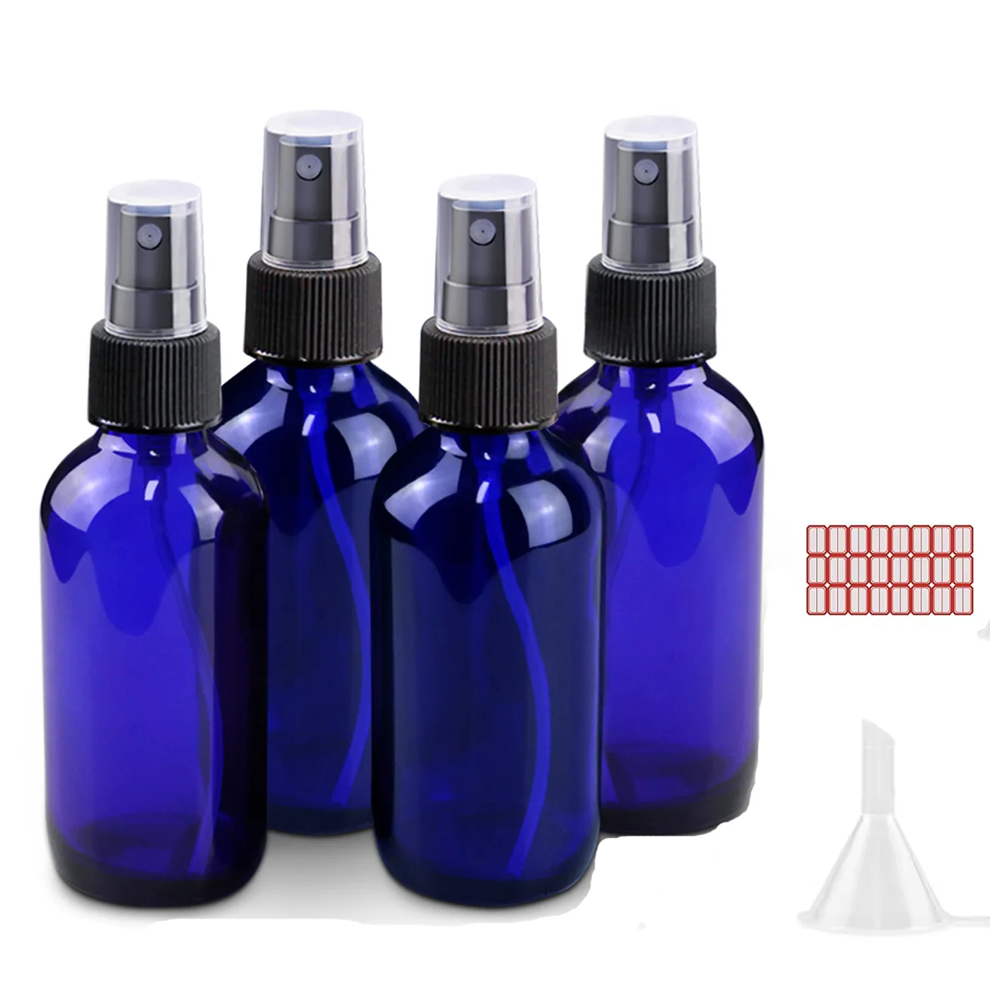Oil Mister Spray Bottle - 1 Piece 5ml /100ml Blue Glass