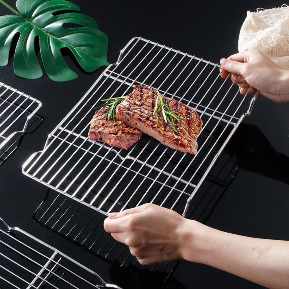 Kitchen Gadgets China - Stainless Steel Barbecue Mesh Mat Reusable