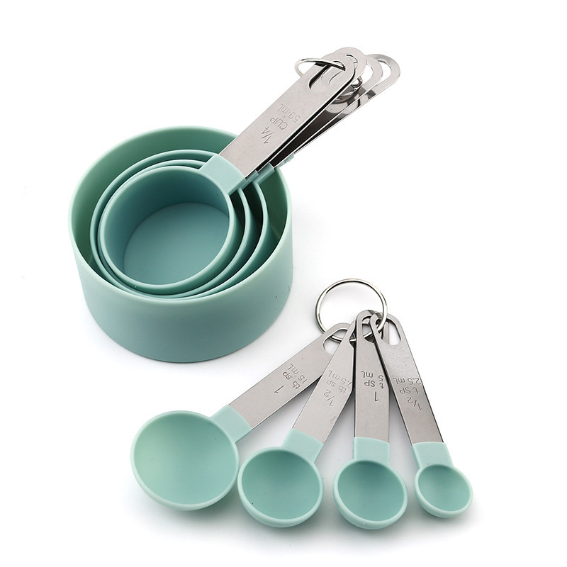 8PCS Measuring Cups Spoons Set - Kitchen Gadgets And Utensils 评论和价格