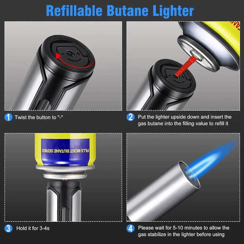 Metal Pen-Style Torch Lighter  - Kitchen Gadgets Essential 评论和价格