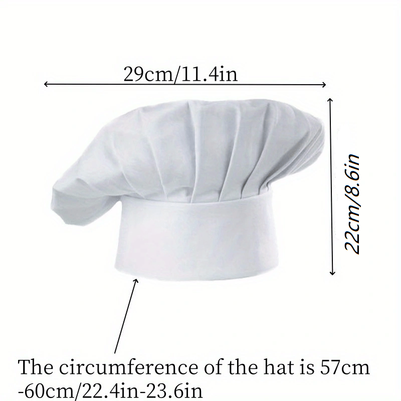 3pcs Chef Hat Adult Adjustable - Kitchen Gadgets China 评论和价格