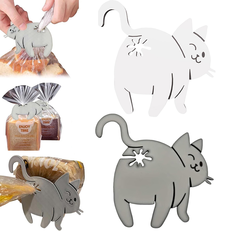 Funny Cat Butt Bread Clip 3D P - Kitchen Gadgets To 3D Print 评论和价格