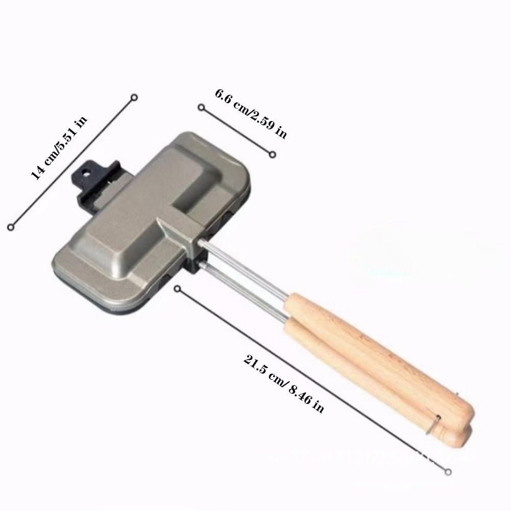 Sandwich Maker with Wooden Han - Breakfast Sandwich Maker 评论和价格