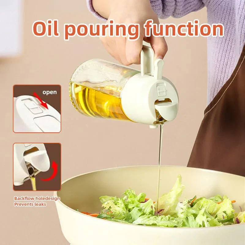 Oil Spray 2-in-1 Plastic House - Oil Mister Spray Bottle 评论和价格