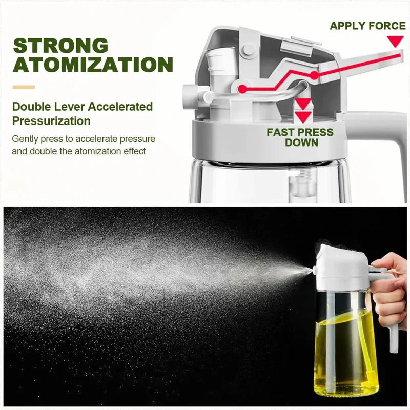 Oil Spray 2-in-1 Plastic House - Oil Mister Spray Bottle 评论和价格