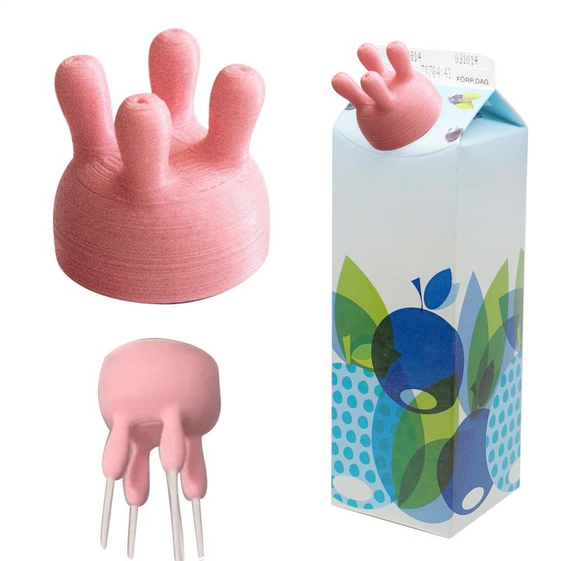 Milk Bottle Cap Milk Carton Ca - Kitchen Gadgets To 3D Print 评论和价格