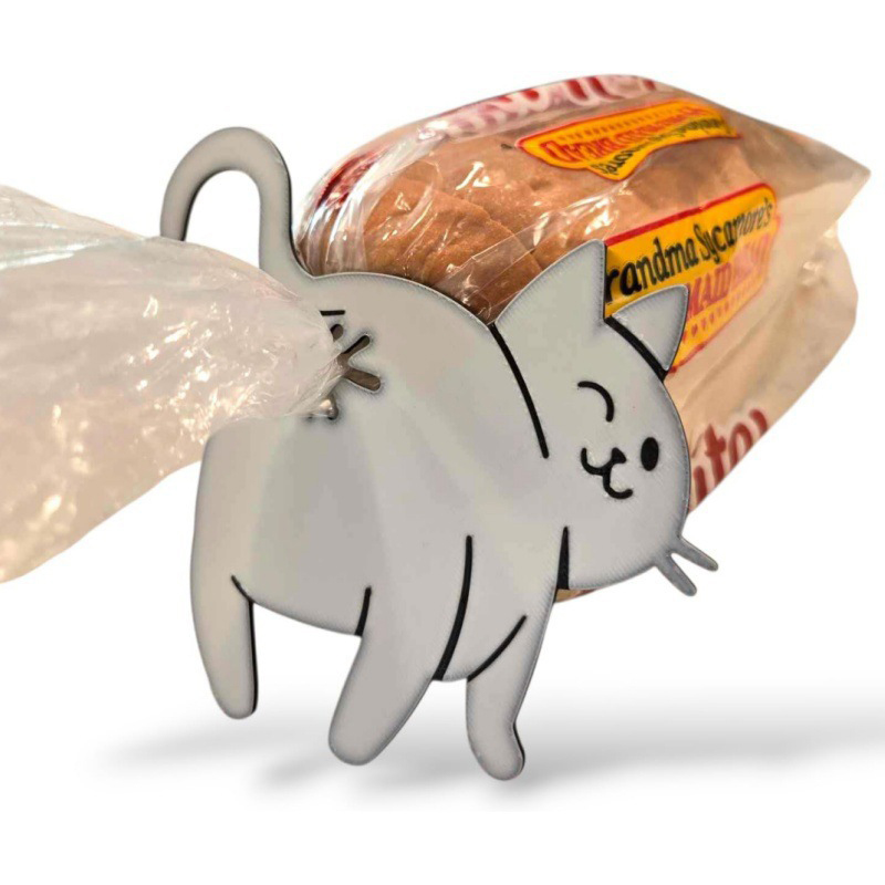 2pcs Funny Cat Butt Bag Clip,  - Kitchen Gadgets To 3D Print 评论和价格