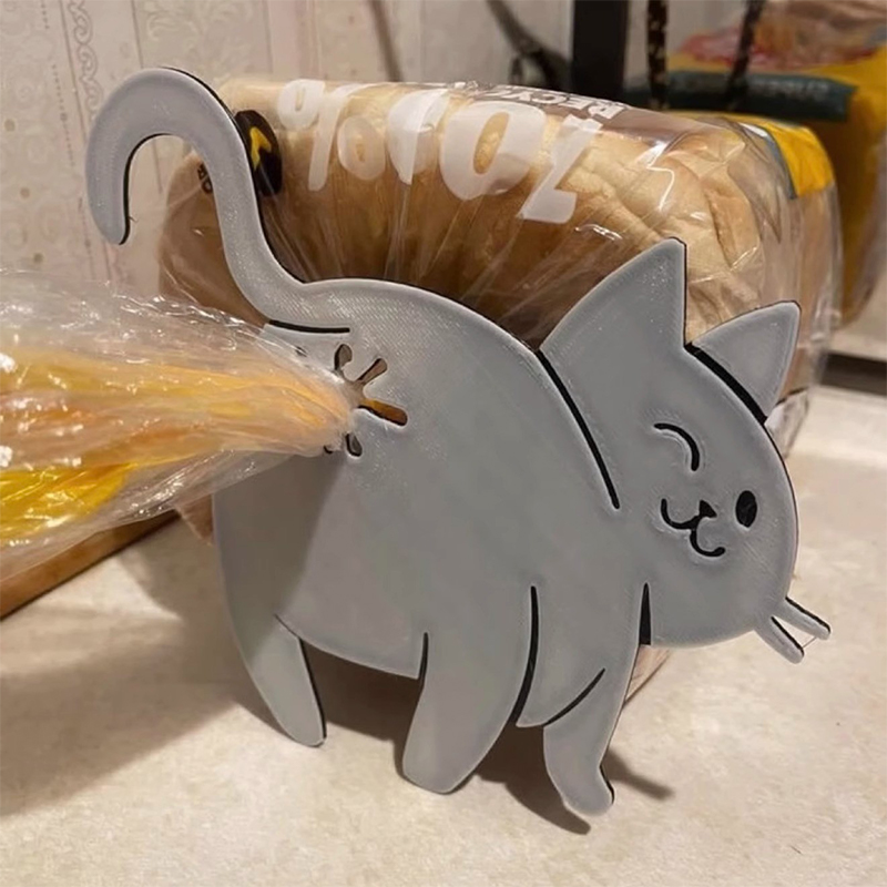 2pcs Funny Cat Butt Bag Clip,  - Kitchen Gadgets To 3D Print 评论和价格