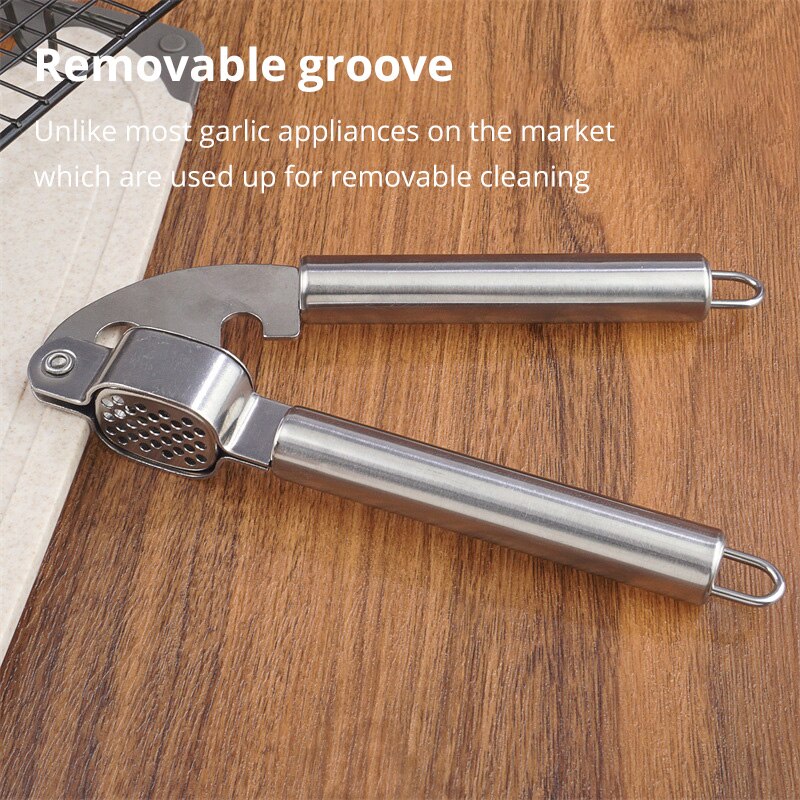 1pc Stainless Steel Garlic Pre - Manual Garlic Press 评论和价格