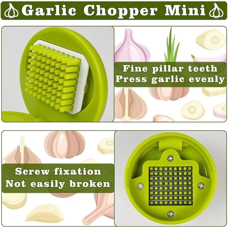 Garlic Press Chopper Manual Ga - Manual Garlic Press 评论和价格