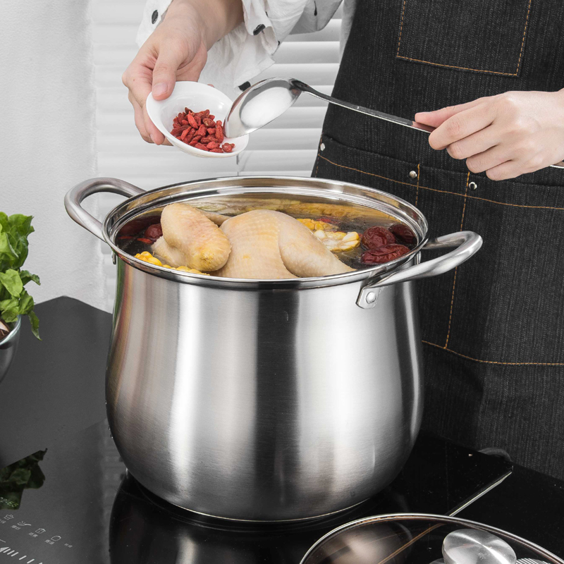 1pc Large Stainless Steel Stoc - Kitchen Gadgets Essential 评论和价格