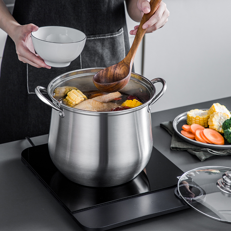 1pc Large Stainless Steel Stoc - Kitchen Gadgets Essential 评论和价格