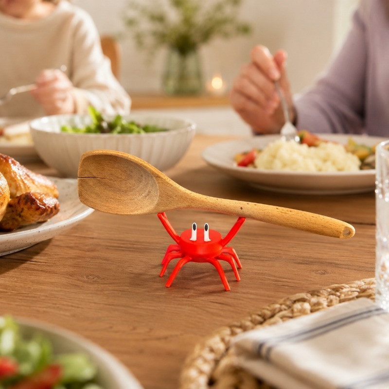 Red Crab Spoon Rest, Cute Crab - Kitchen Gadgets And Utensils 评论和价格