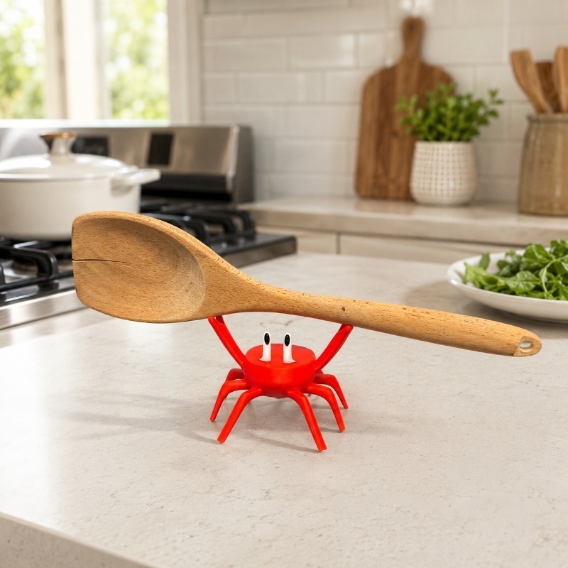 Red Crab Spoon Rest, Cute Crab - Kitchen Gadgets And Utensils 评论和价格