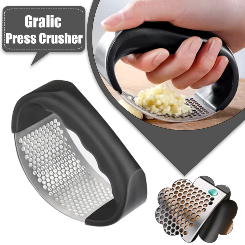 1/6pcs Stainless Steel Garlic  - Manual Garlic Press 评论和价格