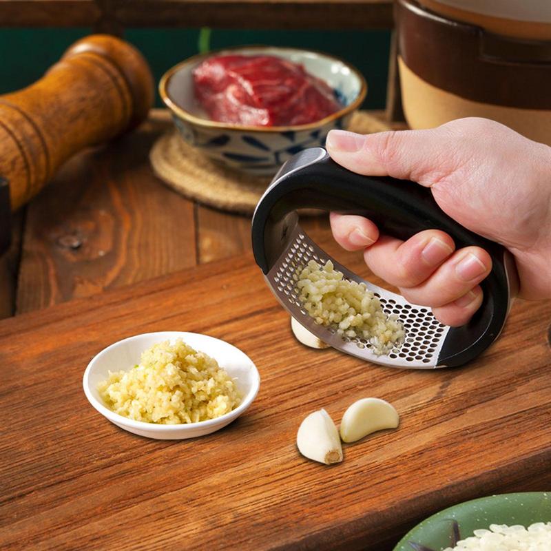 Stainless Steel Garlic Press C - Manual Garlic Press 评论和价格