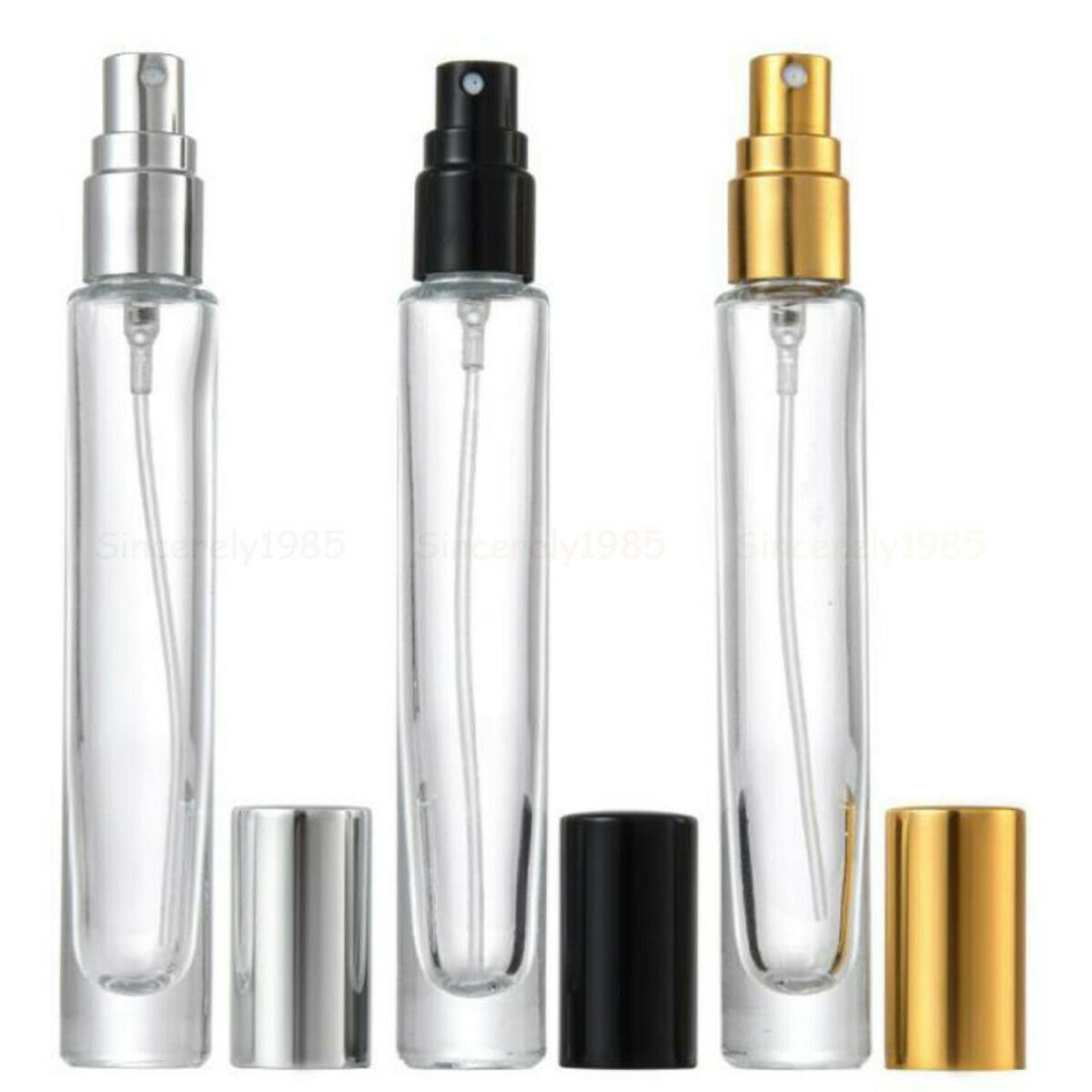 3X 10X 10ML Clear Round Thick  - Oil Mister Spray Bottle 评论和价格