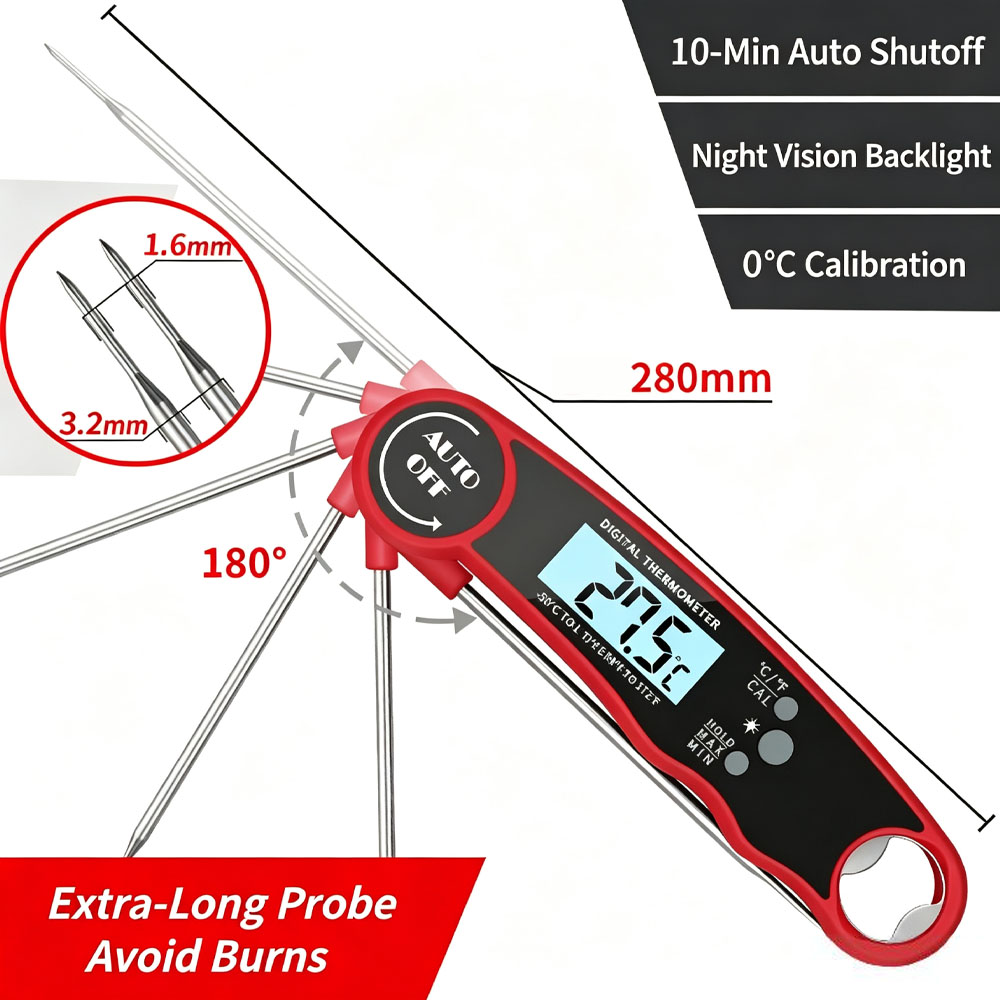 Meat Thermometer Digital – Ins - Kitchen Gadgets Essential 评论和价格