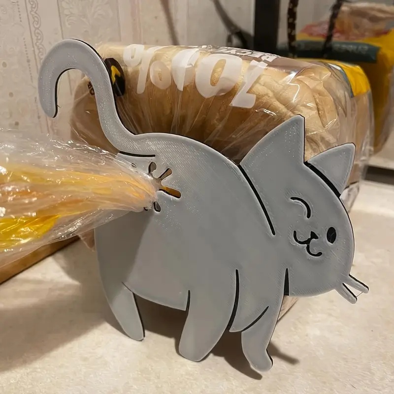 2pcs Funny Cat Butt Bag Clip,  - Kitchen Gadgets To 3D Print 评论和价格