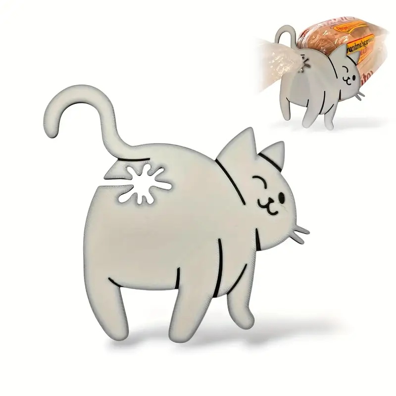 2pcs Funny Cat Butt Bag Clip,  - Kitchen Gadgets To 3D Print 评论和价格