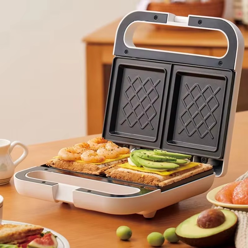 2-Slice Sandwich Toaster with  - Breakfast Sandwich Maker 评论和价格