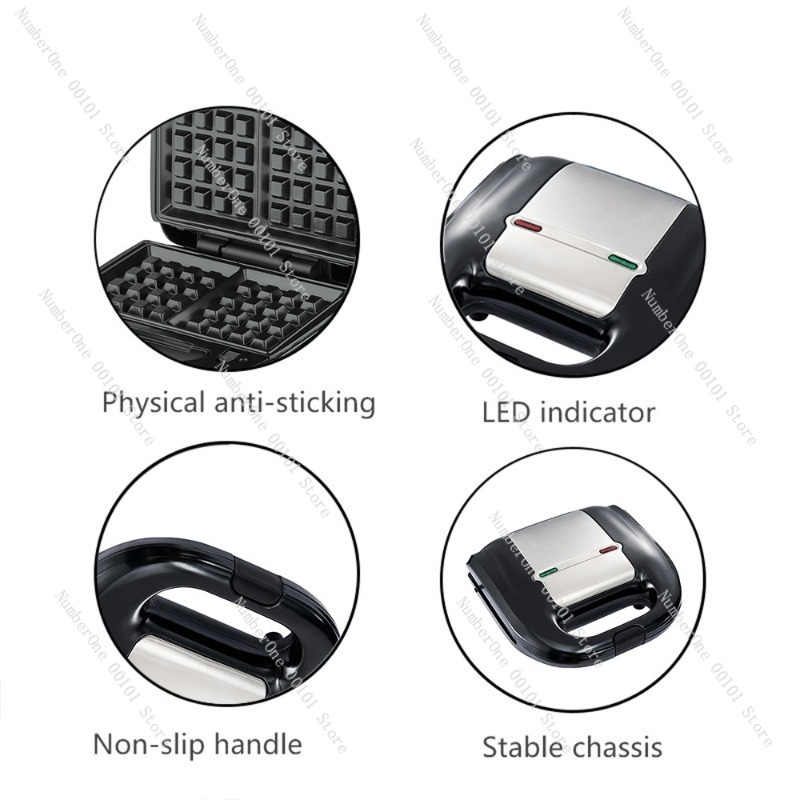 110v 8-in-1 sandwich, donut, w - Breakfast Sandwich Maker 评论和价格